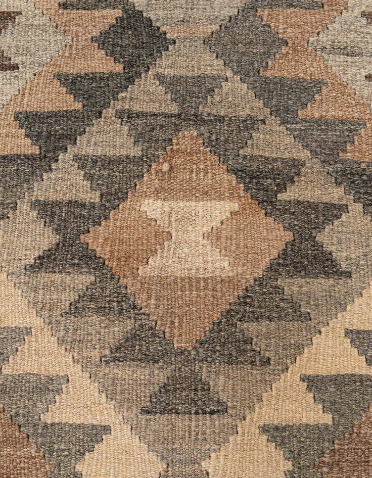 Detail image of 4' 11 x 6' 10  Hand Woven Kilim Maymana Wool Rug