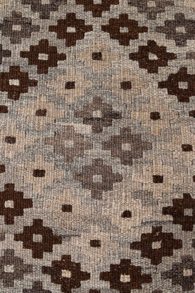 5' x 6' 7 Hand Woven Kilim Maymana Wool Rug