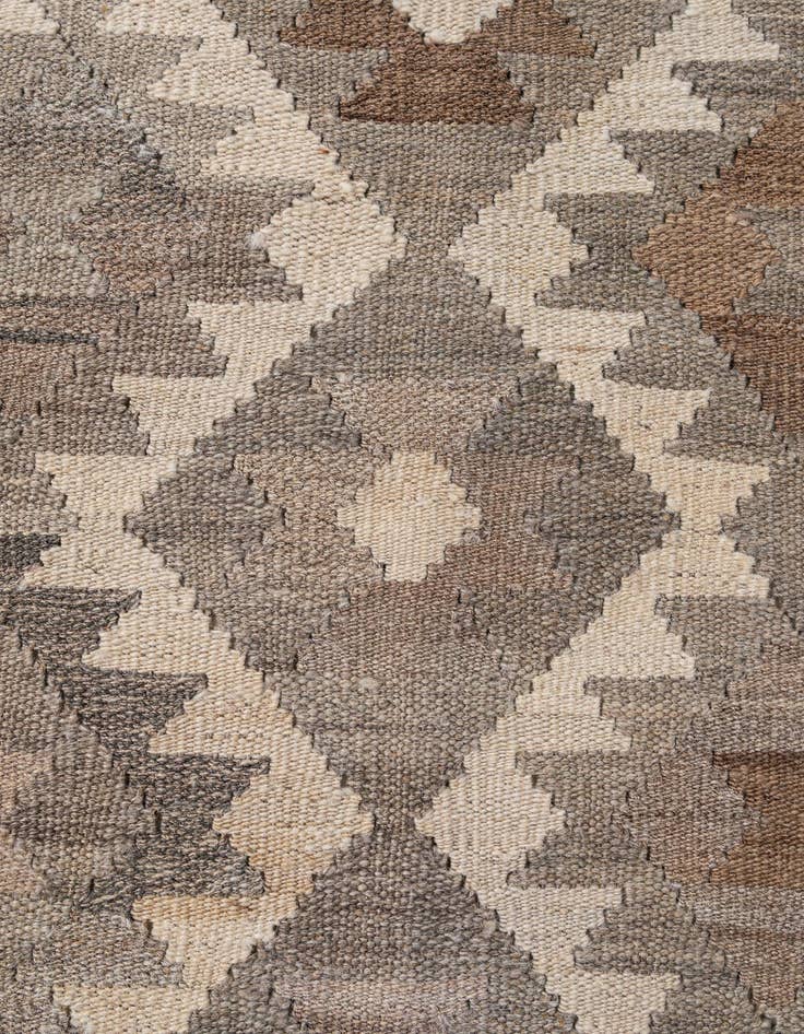 Detail image of 5' 4 x 6' 7  Hand Woven Kilim Maymana Wool Rug