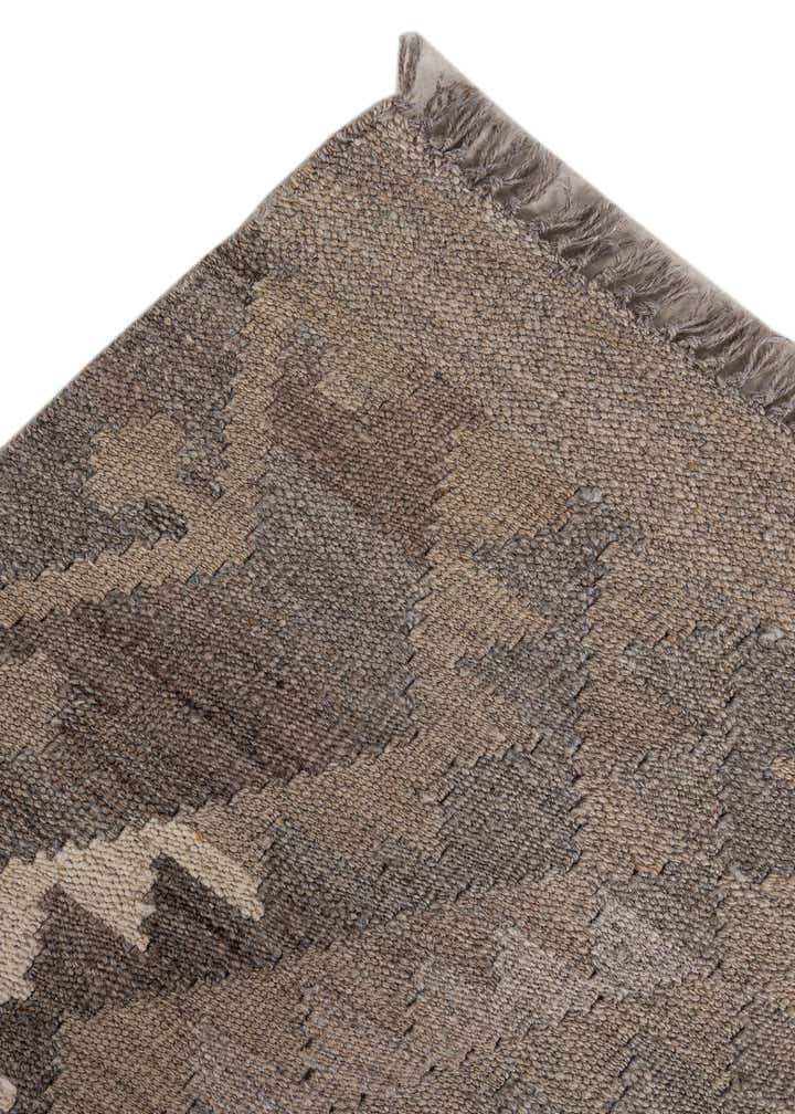 5' 4 x 6' 7 Hand Woven Kilim Maymana Wool Rug