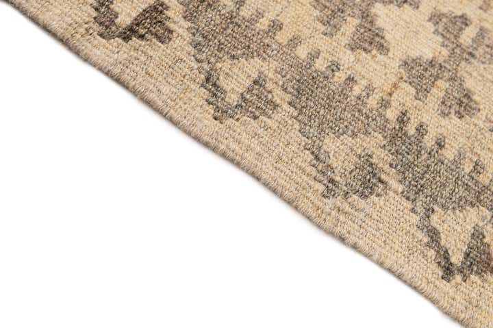 5' 3 x 6' 6 Hand Woven Kilim Maymana Wool Rug