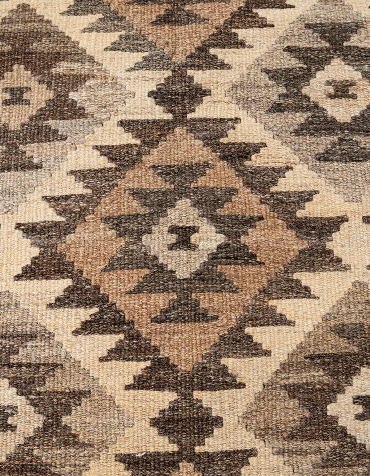 Detail image of 5' 3 x 6' 6  Hand Woven Kilim Maymana Wool Rug