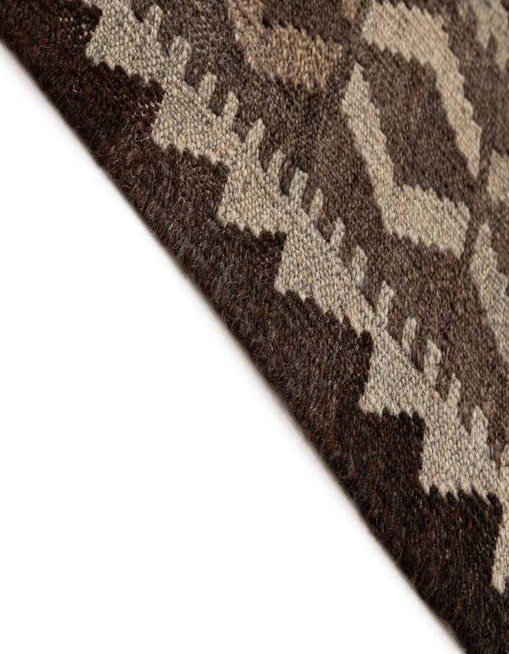 Detail image of 5' 3 x 6' 8  Hand Woven Kilim Maymana Wool Rug