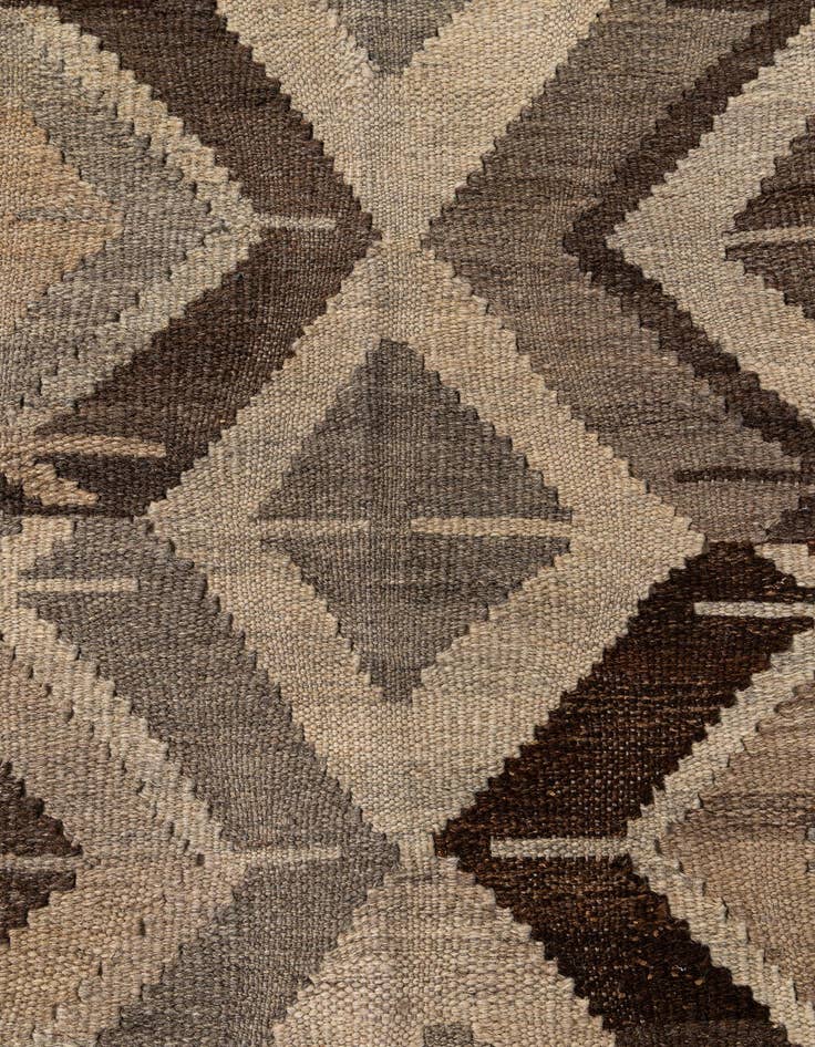 Detail image of 5' 3 x 6' 8  Hand Woven Kilim Maymana Wool Rug