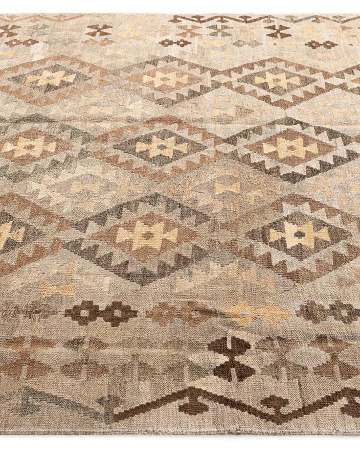 Detail image of 6' x 8' 1  Hand Woven Kilim Maymana Wool Rug