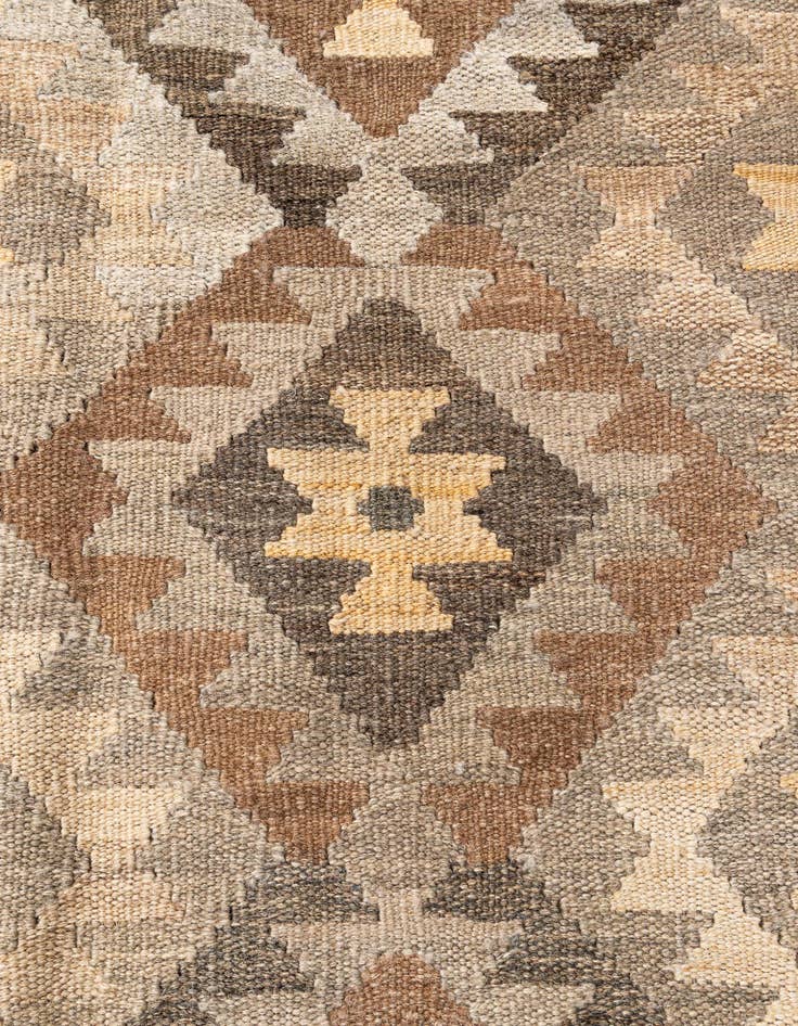 Detail image of 6' x 8' 1  Hand Woven Kilim Maymana Wool Rug