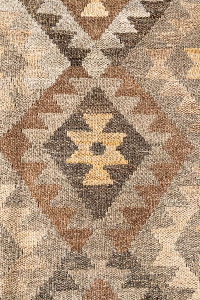 6' x 8' 1 Hand Woven Kilim Maymana Wool Rug