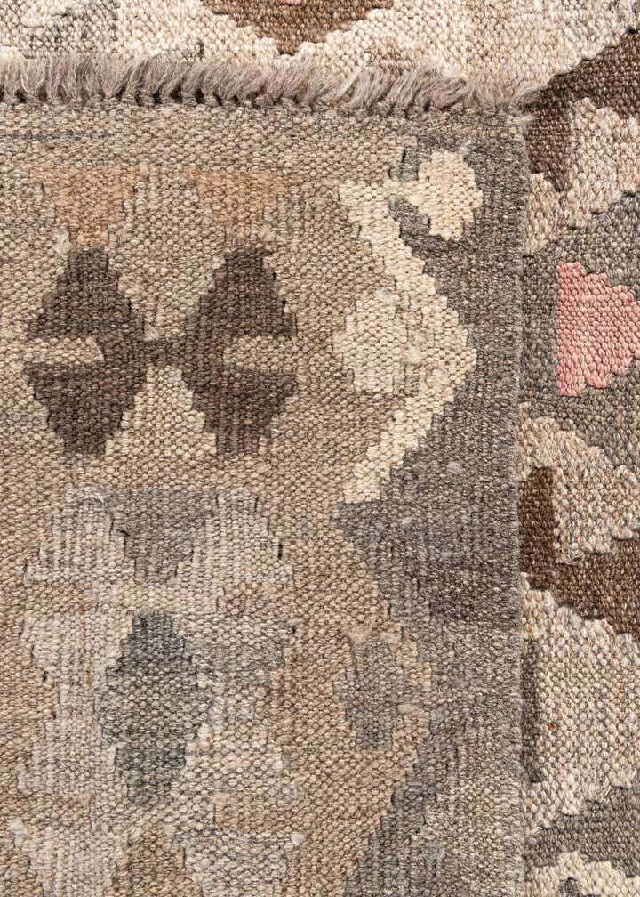 5' 9 x 8' Hand Woven Kilim Maymana Wool Rug