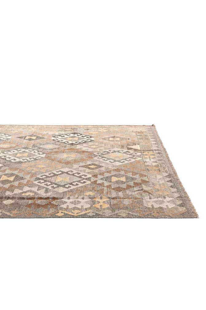 5' 9 x 8' 1 Hand Woven Kilim Maymana Wool Rug