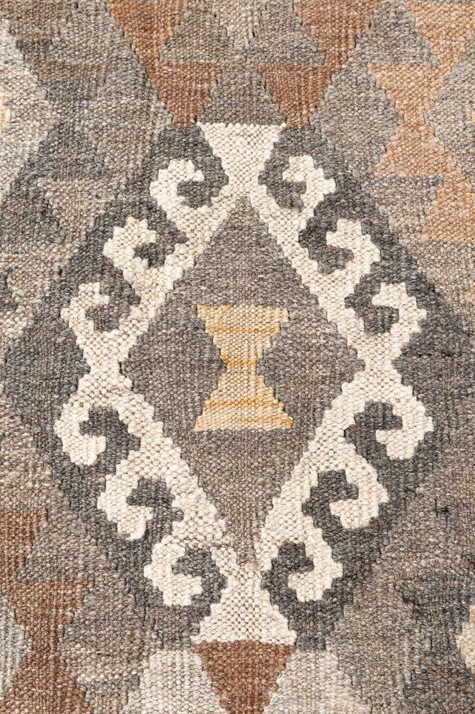 5' 9 x 8' 1 Hand Woven Kilim Maymana Wool Rug