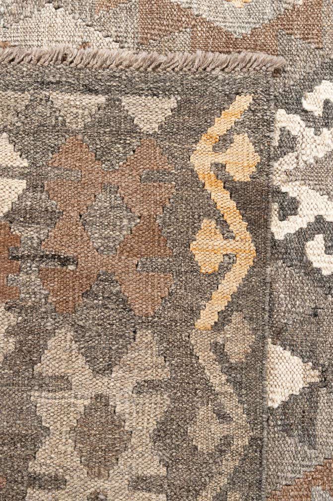 5' 9 x 8' 1 Hand Woven Kilim Maymana Wool Rug