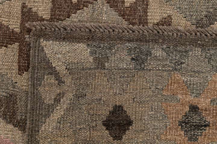 5' 8 x 7' 11 Hand Knotted Kilim Maymana Wool Rug