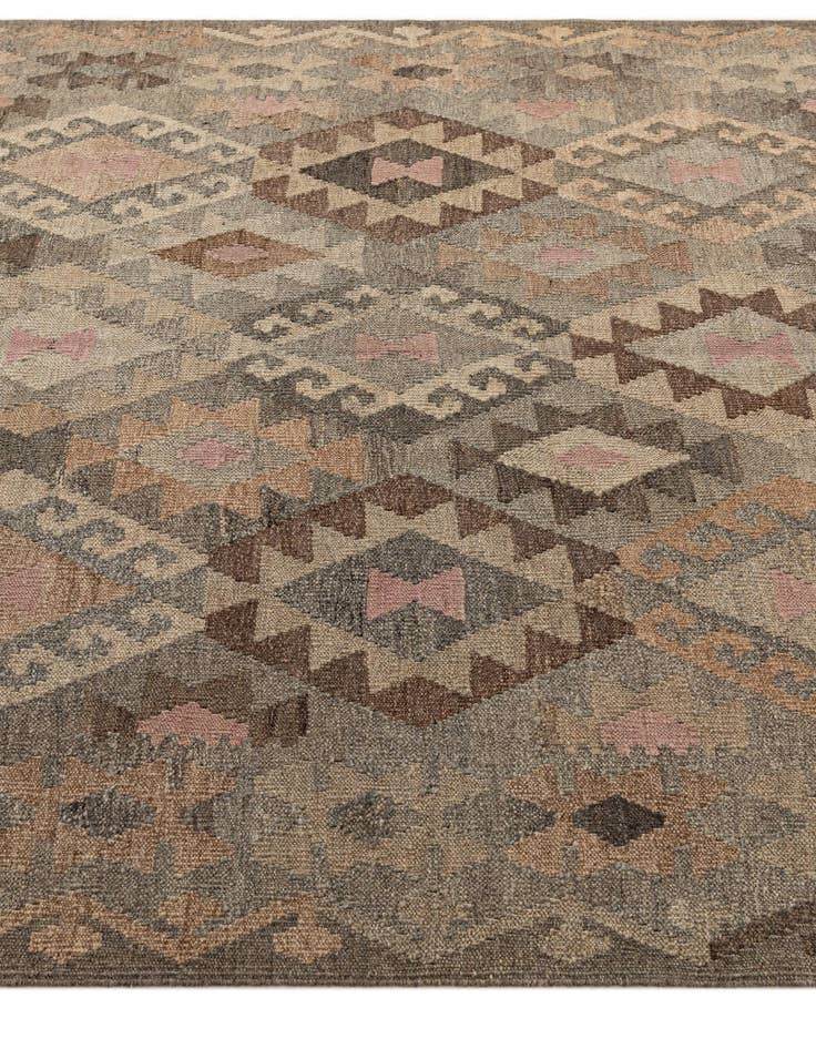 Detail image of 5' 8 x 7' 11 Hand Knotted Kilim Maymana Wool Rug