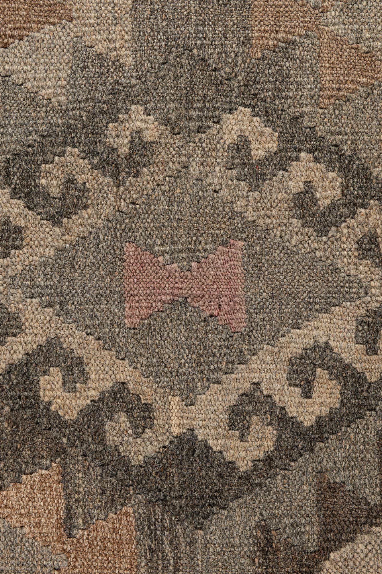 5' 8 x 7' 11 Hand Knotted Kilim Maymana Wool Rug