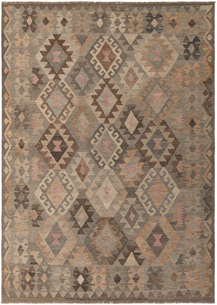 5' 8 x 7' 11 Hand Knotted Kilim Maymana Wool Rug