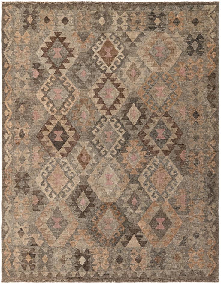 Detail image of 5' 8 x 7' 11 Hand Knotted Kilim Maymana Wool Rug