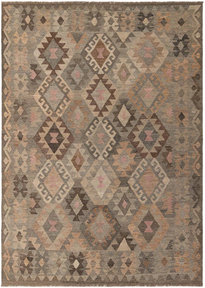Detail image of 5' 8 x 7' 11 Hand Knotted Kilim Maymana Wool Rug