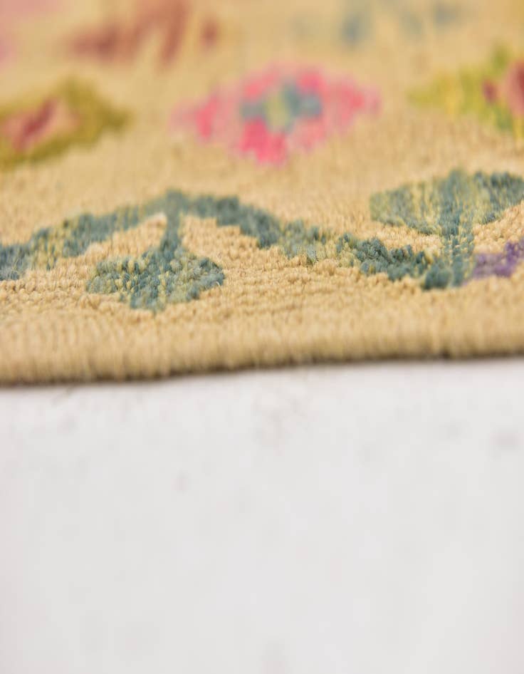 Detail image of 4' 9 x 6' 7 Hand Woven Kilim Maymana Wool Rug