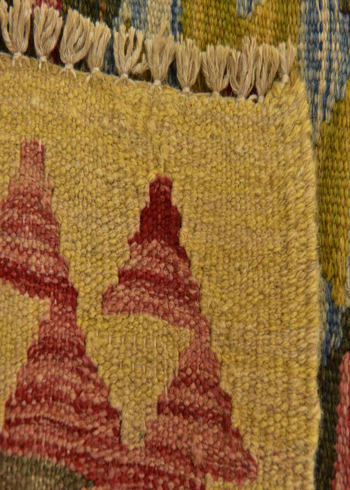 3' 5 x 5' Hand Woven Kilim Maymana Wool Rug