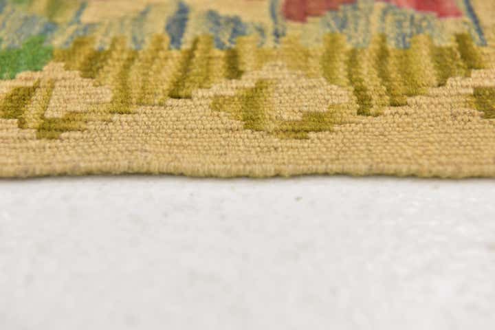 3' 3 x 6' 3 Hand Woven Kilim Maymana Wool Rug