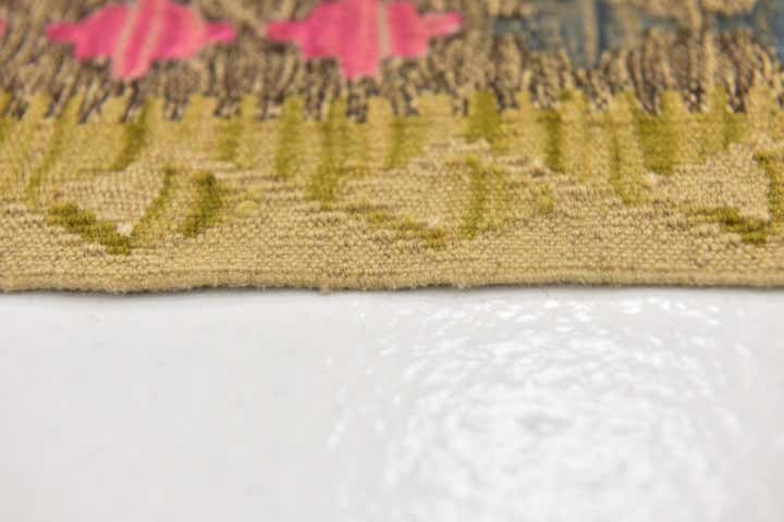 2' 7 x 4' Hand Woven Kilim Maymana Wool Rug