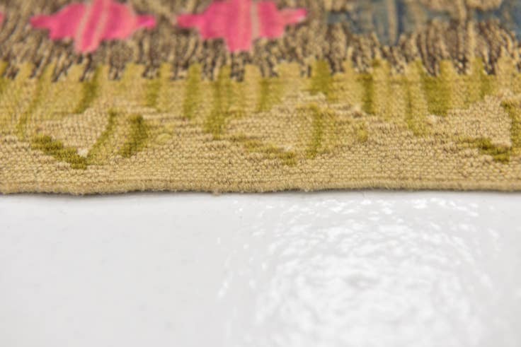 Detail image of 2' 7 x 4' Hand Woven Kilim Maymana Wool Rug