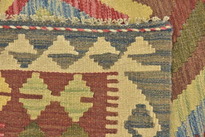 3' 3 x 4' Hand Woven Kilim Maymana Wool Rug