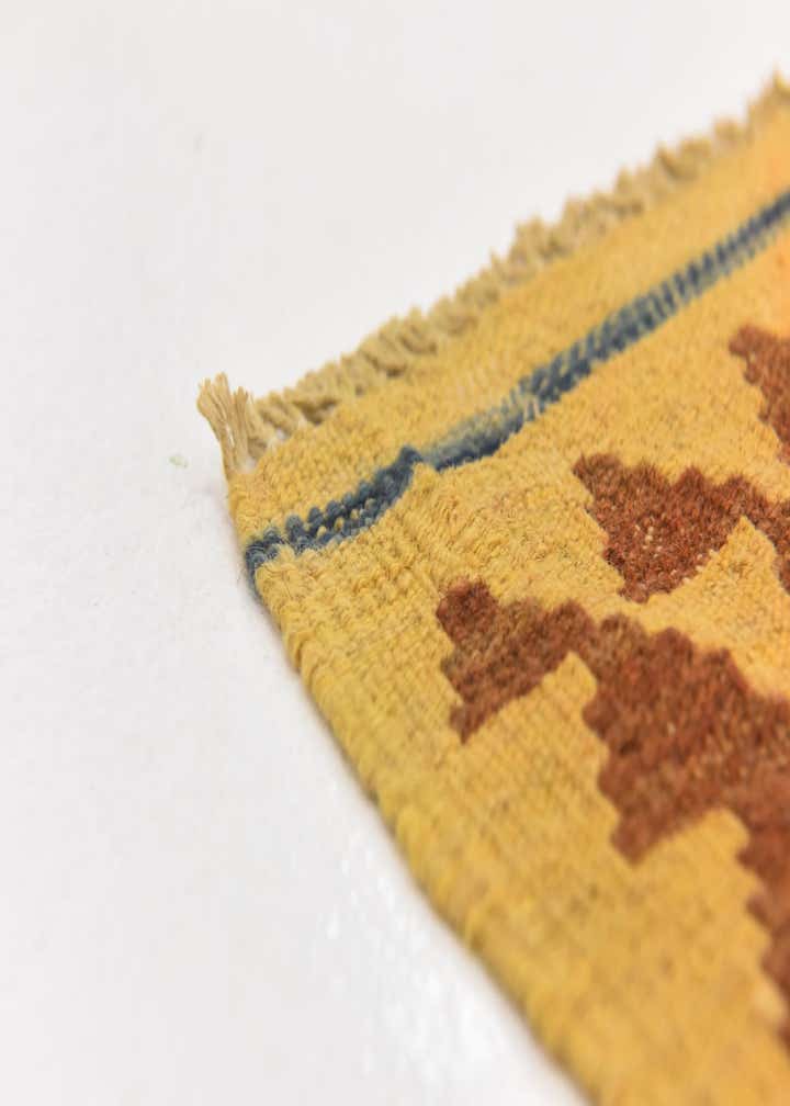 3' 3 x 5' Hand Woven Kilim Maymana Wool Rug