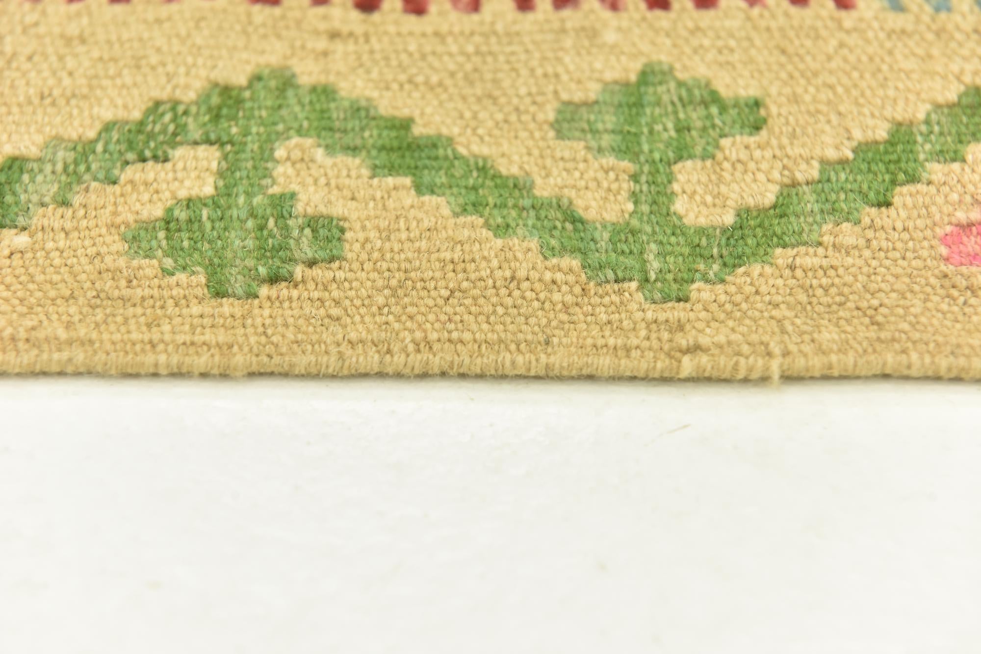 3' 6 x 5' Hand Woven Kilim Maymana Wool Rug