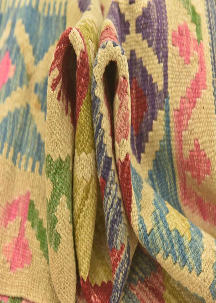 3' 6 x 5' Hand Woven Kilim Maymana Wool Rug