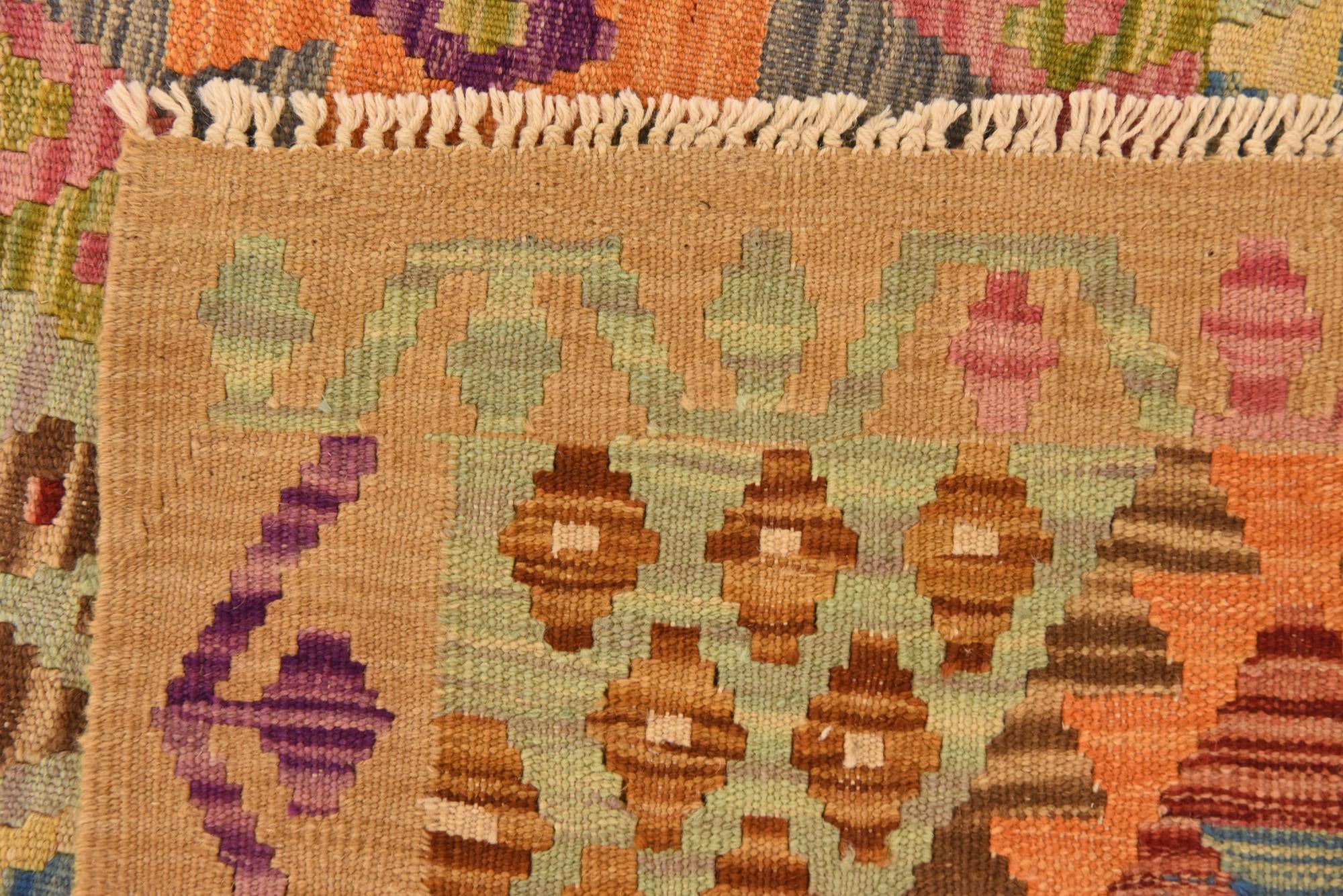 105cm x 150cm Tejido a mano Kilim Maymana Alfombra Lana