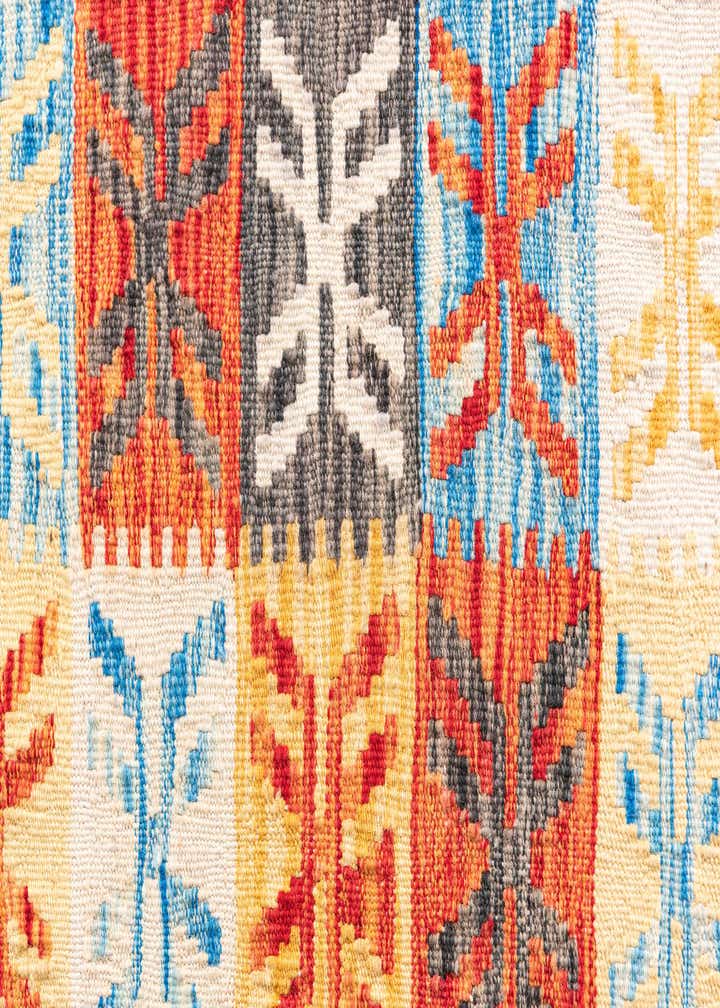 3' 6 x 6' 6 Hand Woven Kilim Maymana Wool Rug