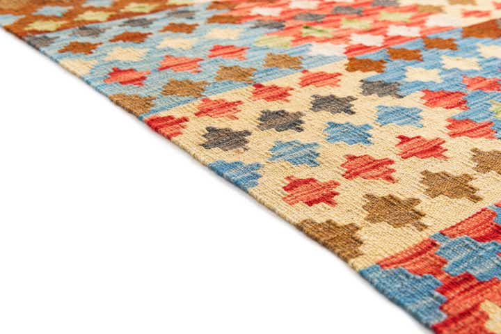 2' 9 x 4' 1 Hand Woven Kilim Maymana Wool Rug