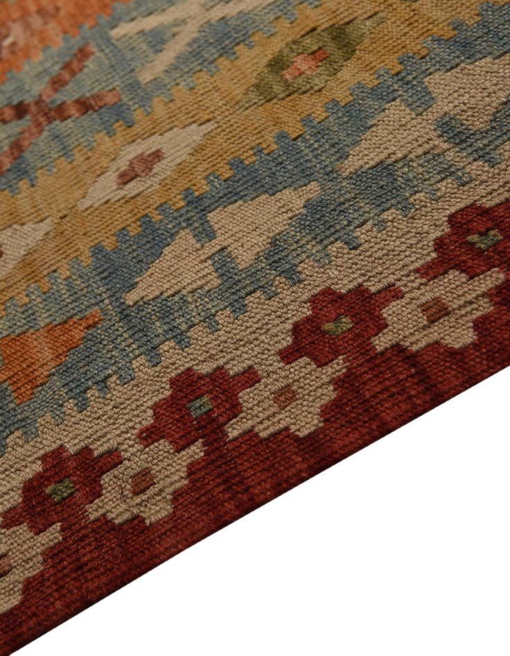 Detail image of 20' 2 x 25' 7  Hand Woven Kilim Maymana Wool Rug