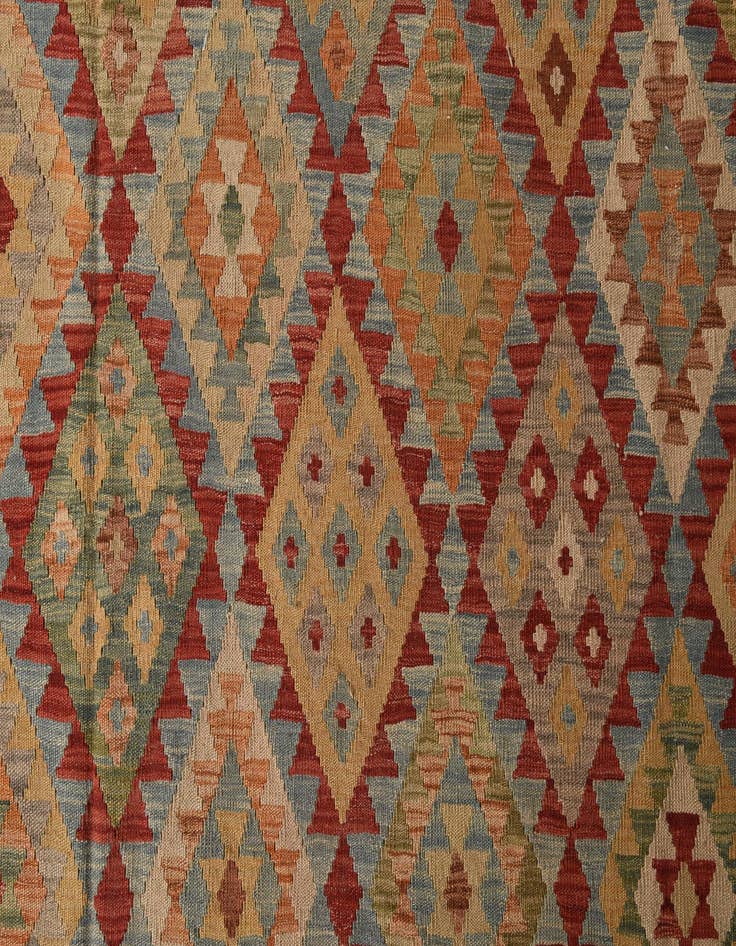Detail image of 20' 2 x 25' 7  Hand Woven Kilim Maymana Wool Rug