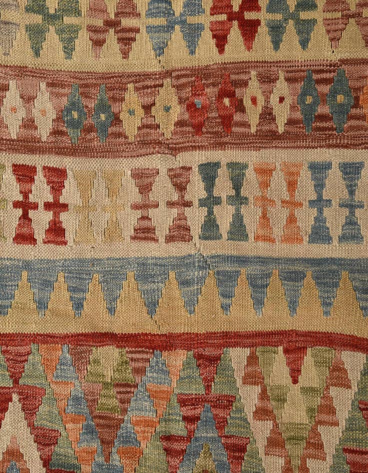 Detail image of 19' 9 x 25' 10  Hand Woven Kilim Maymana Wool Rug