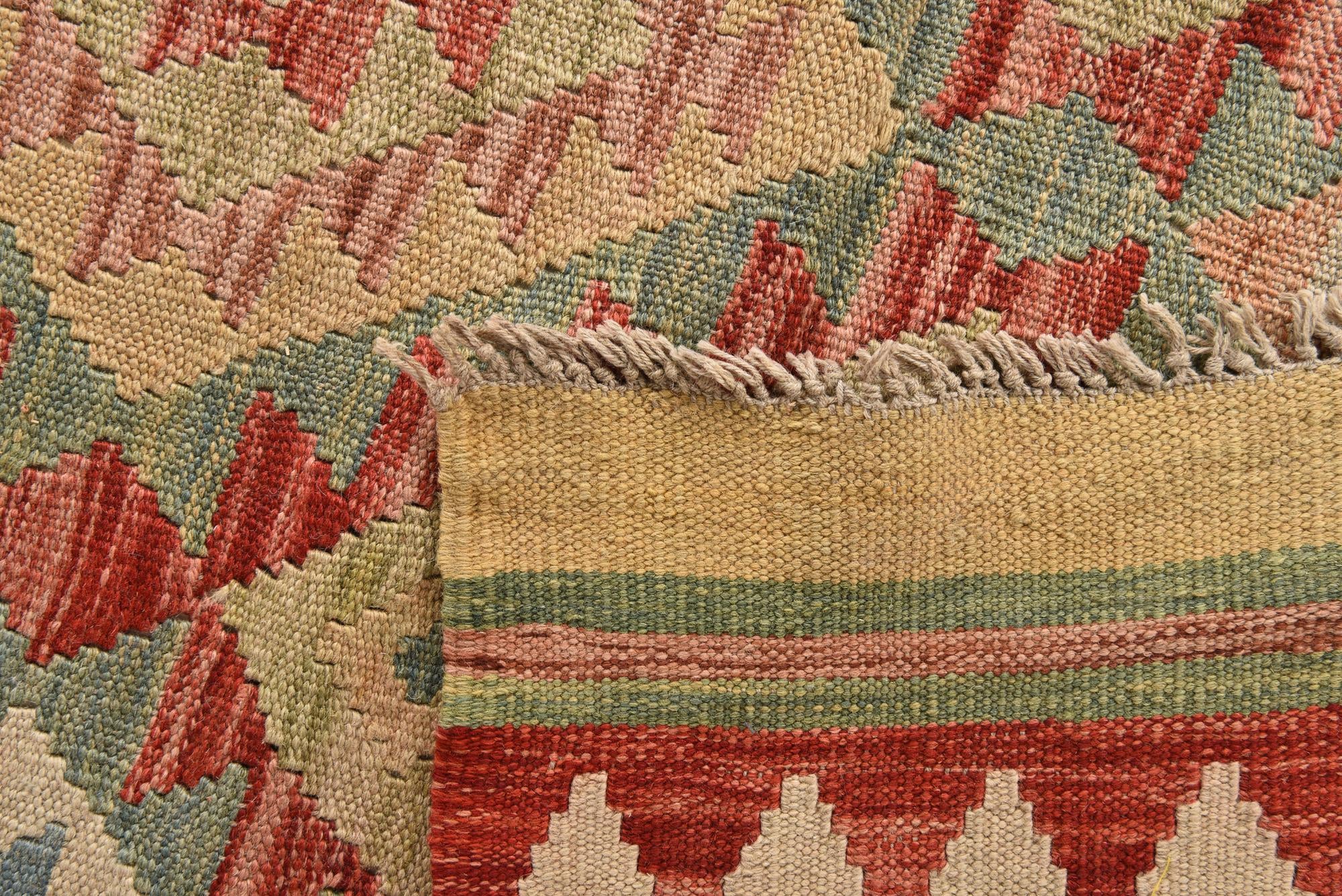19' 9 x 25' 10 Hand Woven Kilim Maymana Wool Rug