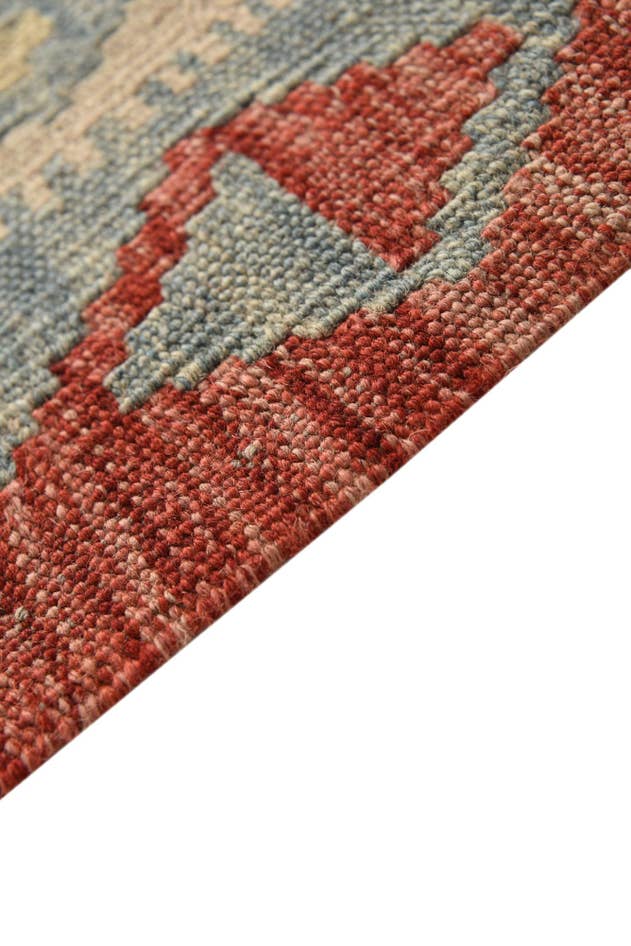 Detail image of 20' x 25' 5 Hand Woven Kilim Maymana Wool Rug