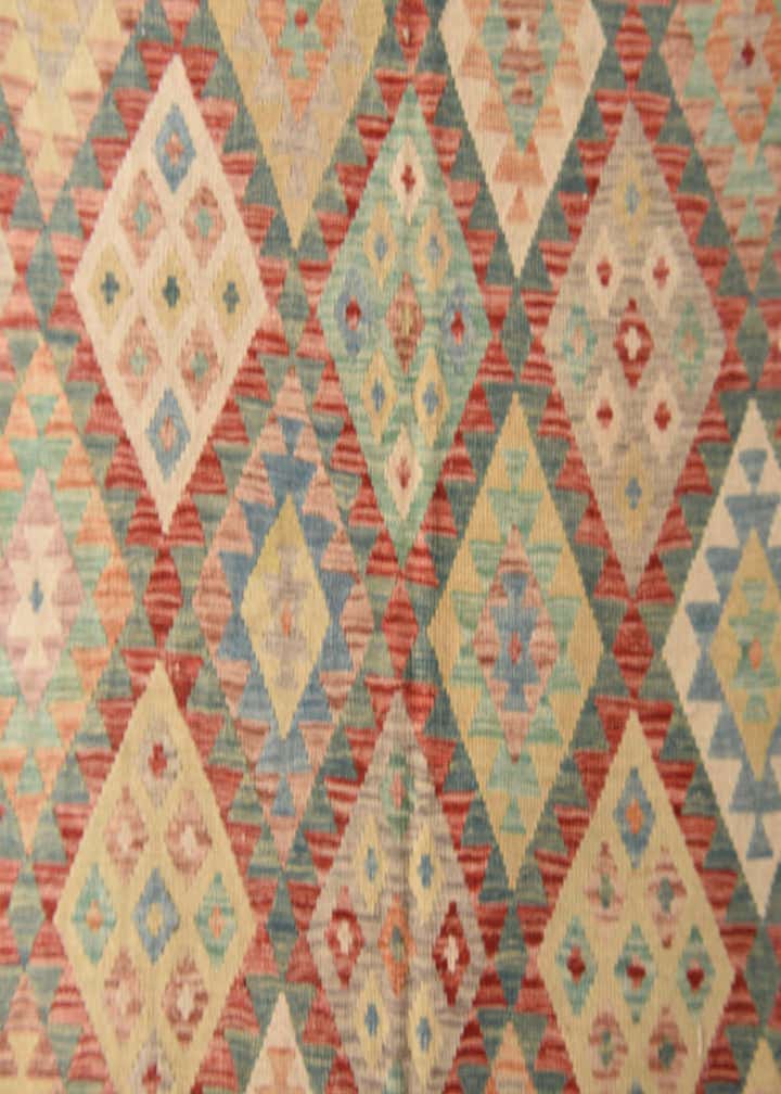 20' x 25' 5 Hand Woven Kilim Maymana Wool Rug