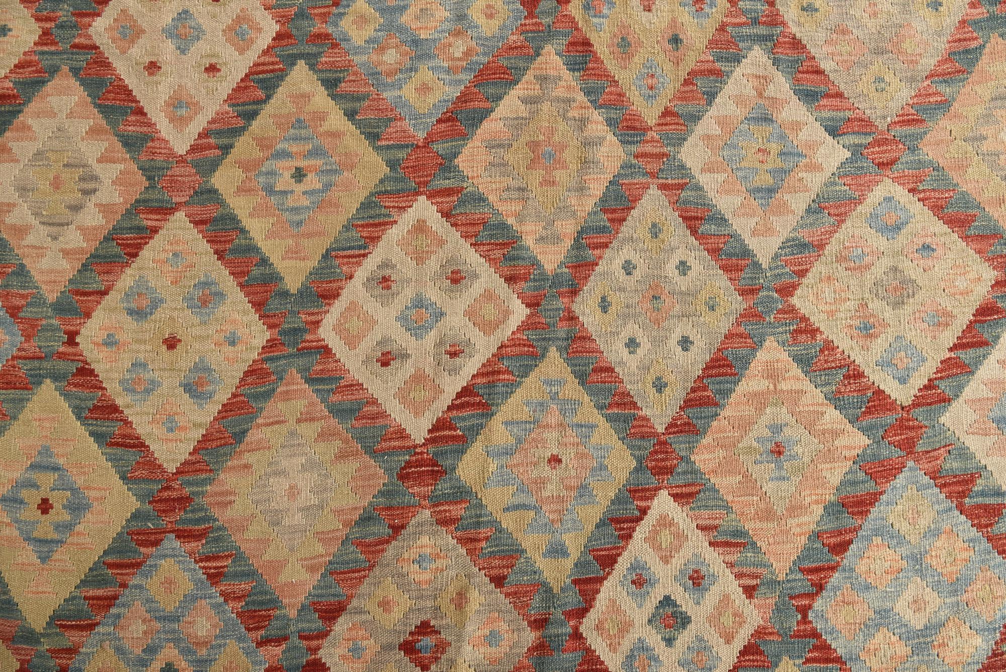 19' 9 x 25' 5 Hand Woven Kilim Maymana Wool Rug