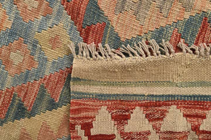 19' 9 x 25' 5 Hand Woven Kilim Maymana Wool Rug