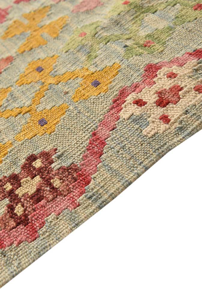 17' 5 x 31' Hand Woven Kilim Maymana Wool Rug