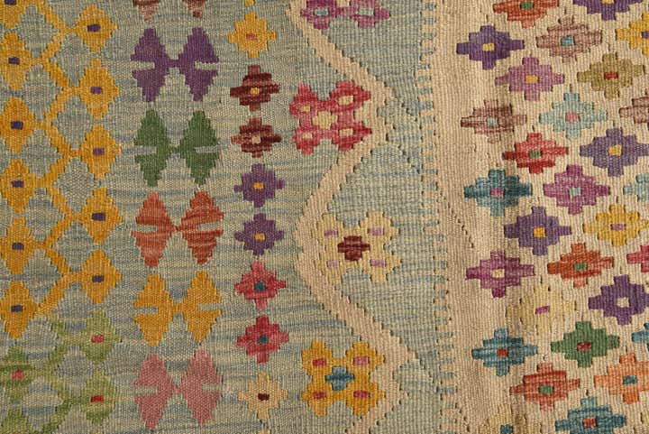 17' 5 x 31' Hand Woven Kilim Maymana Wool Rug