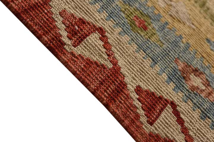 19' 10 x 25' 6 Hand Woven Kilim Maymana Wool Rug
