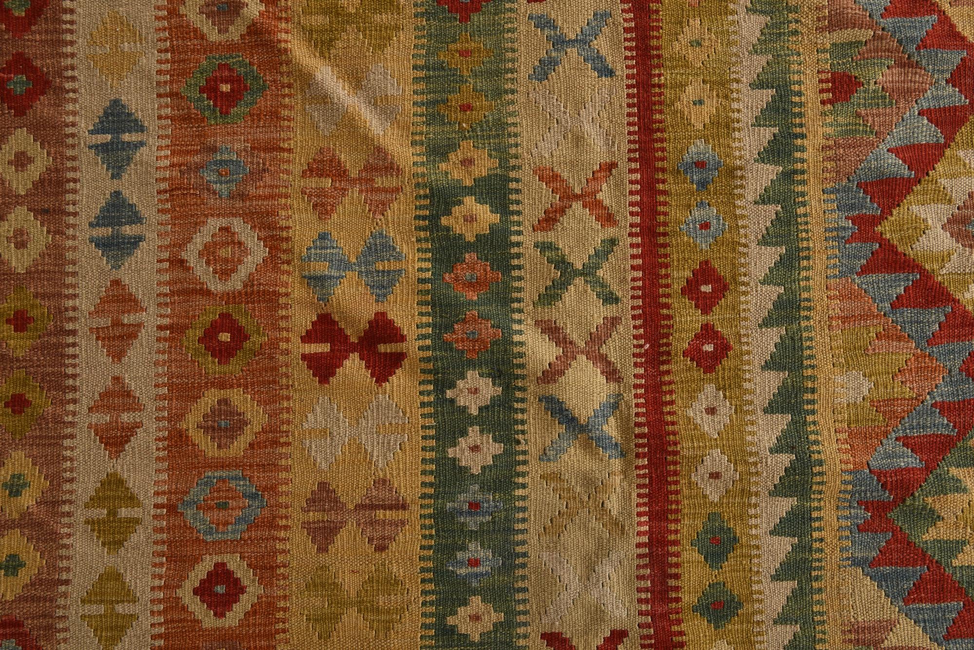 16' x 25' 10 Hand Woven Kilim Maymana Wool Rug