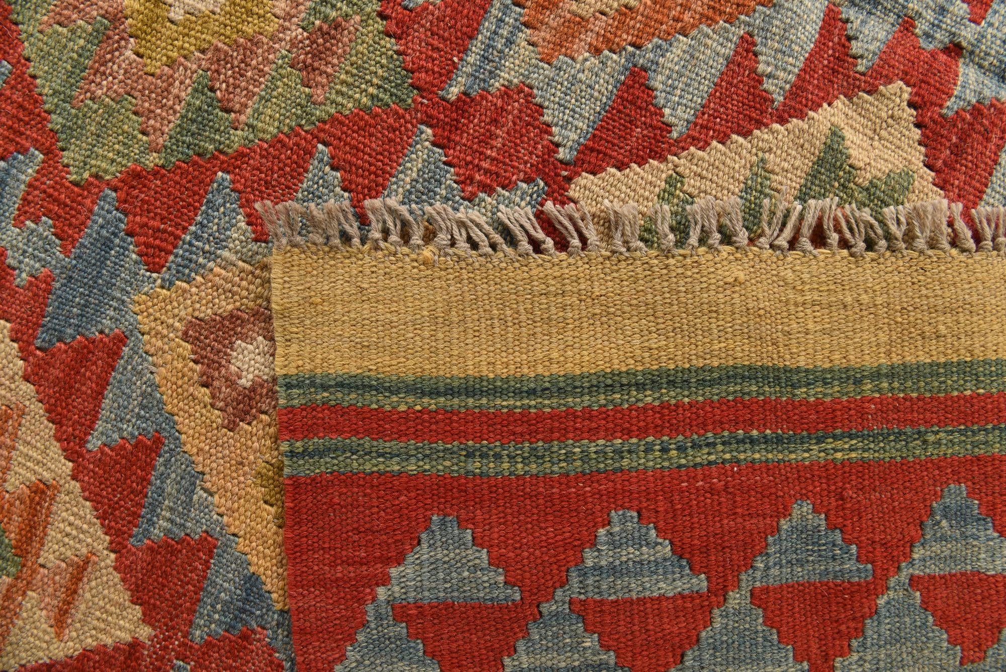 16' x 25' 10 Hand Woven Kilim Maymana Wool Rug