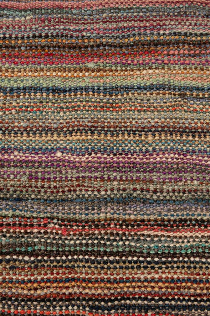 6' 7 x 9' 9 Hand Woven Kilim Modern Wool Rug
