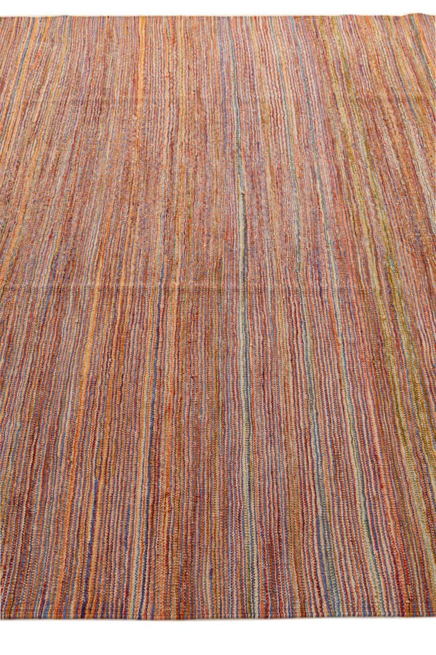 Detail image of 7' x 9' 4 Hand Woven Kilim Modern Wool Rug