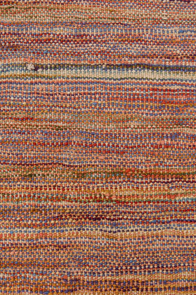 7' x 9' 4 Hand Woven Kilim Modern Wool Rug