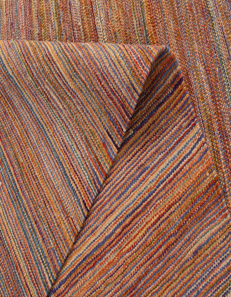 Detail image of 7' x 9' 4  Hand Woven Kilim Modern Wool Rug